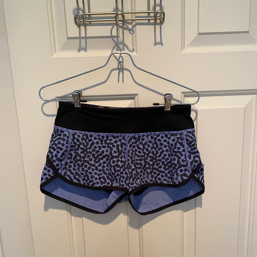 Purple Print Lululemon Shorts